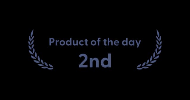 Product Hunt award